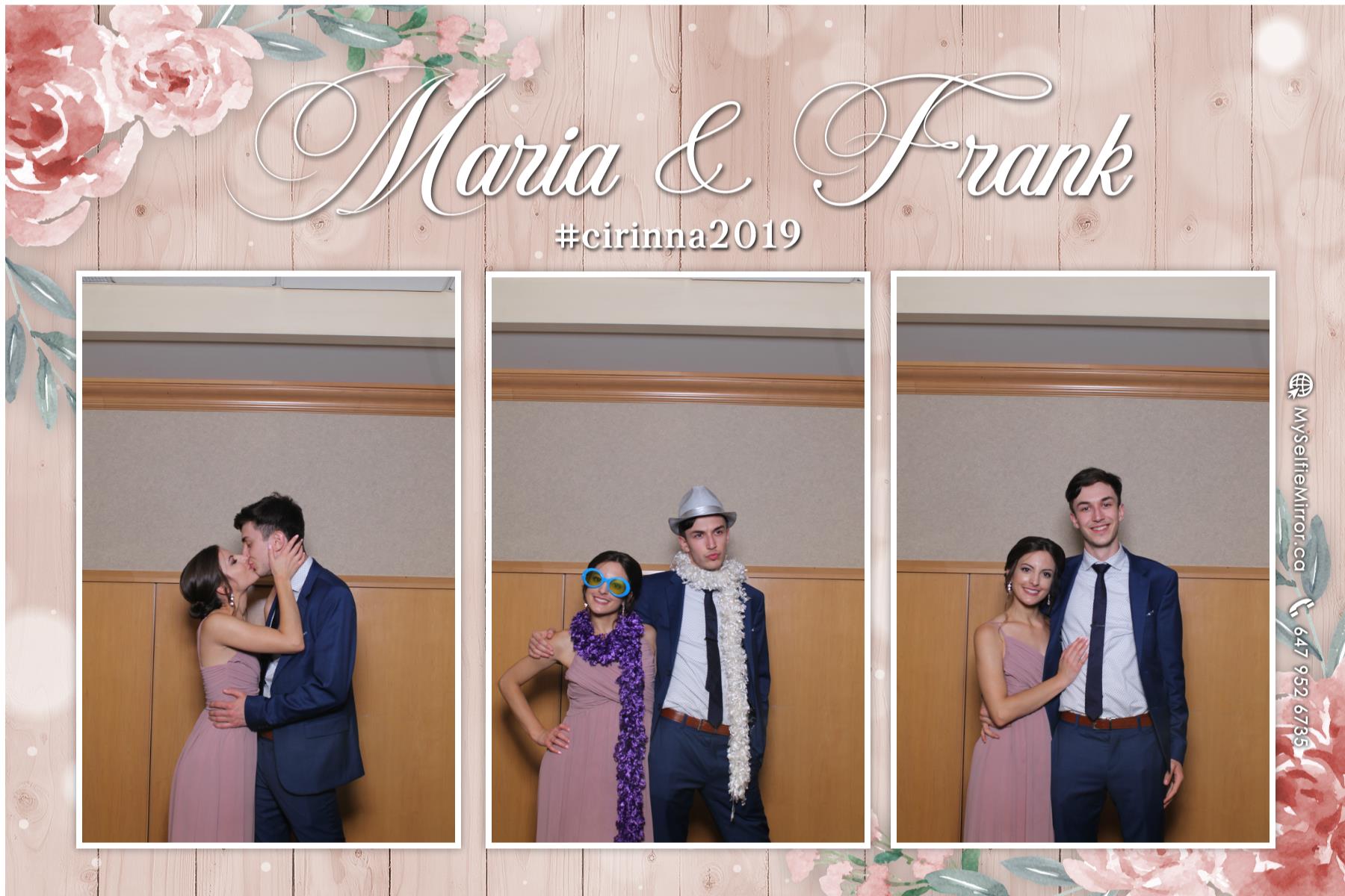 Wedding of Frank and Maria  | View more photos from the event at gallery.myselfiemirror.ca/u/romanmyselfiemirrorca/Wedding-of-Frank-and-Maria